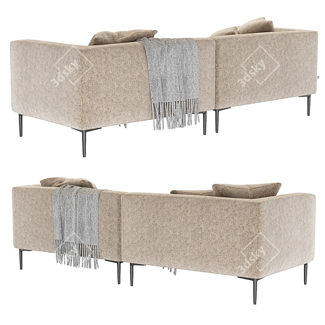 Eichholtz Firenze Fabric Sofa 3D model image 4