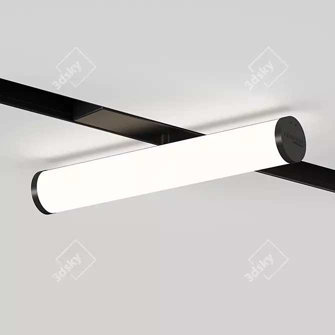 Rotation Cylinder Track Light 3D model image 2