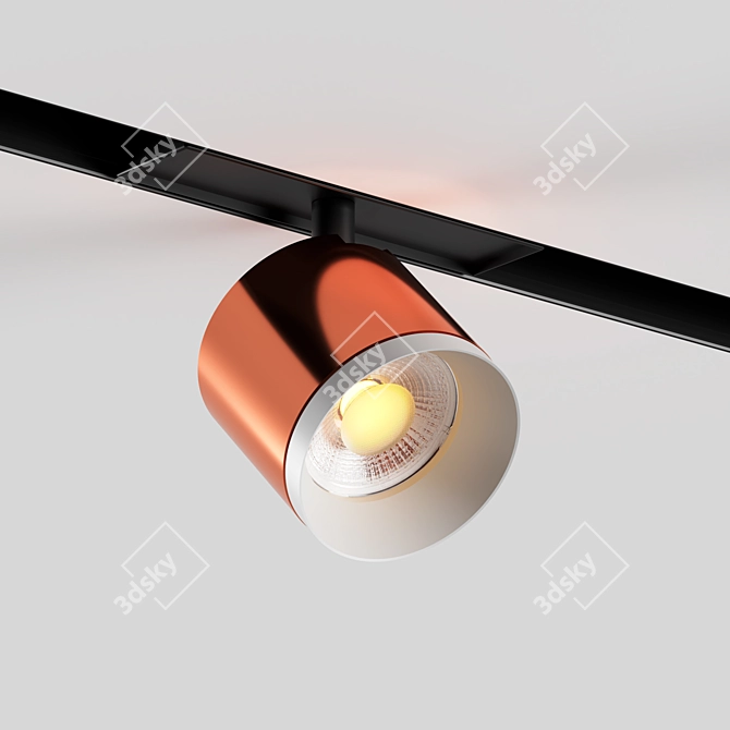 Modern Sleek LED Lighting Fixture 3D model image 3