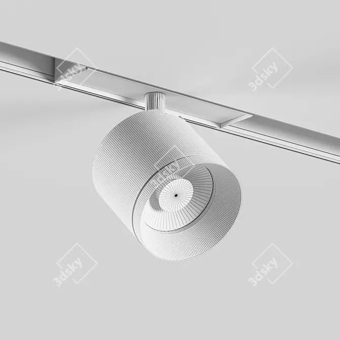 Modern Sleek LED Lighting Fixture 3D model image 5