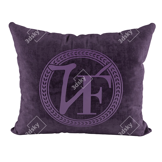 Luxury Decorative Cushions Pack 3D model image 4