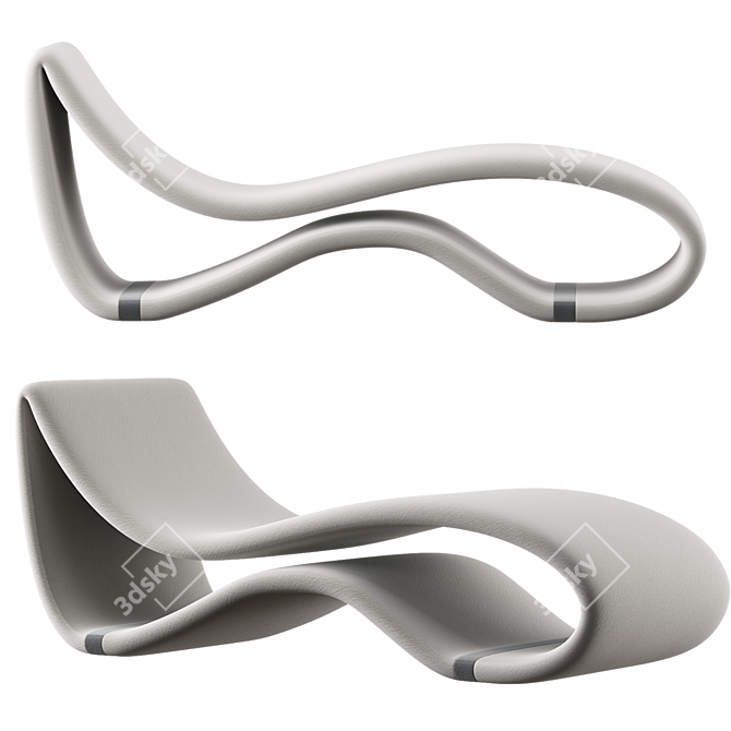 Talenti Breez 2.0 Sunlounger Relax 3D model image 2