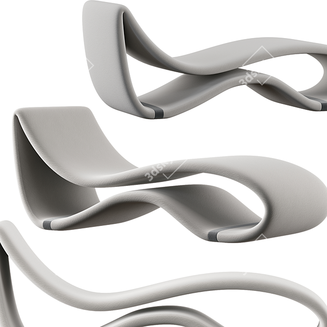 Talenti Breez 2.0 Sunlounger Relax 3D model image 3