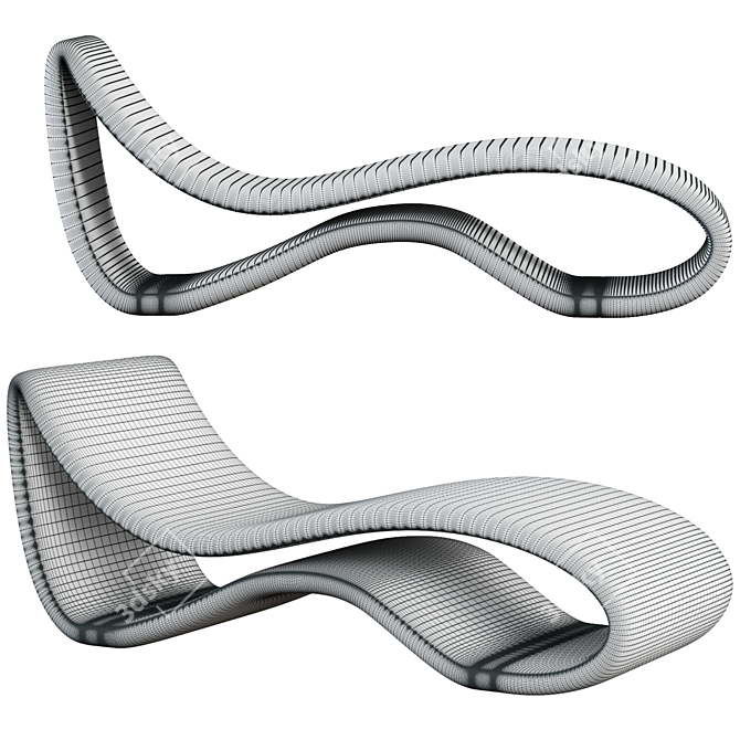 Talenti Breez 2.0 Sunlounger Relax 3D model image 4