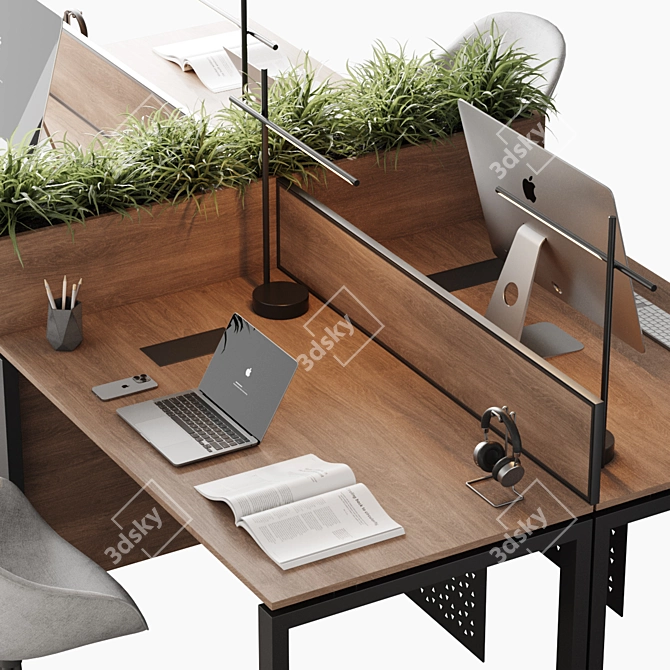 Domino Desk System Compact Solution 3D model image 5