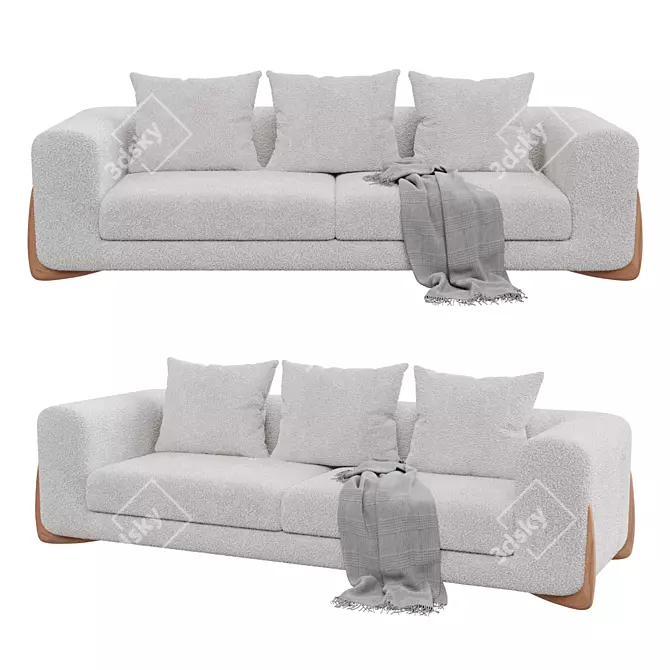 Sorrento LORUSSO Sofa Bed 3D model image 1