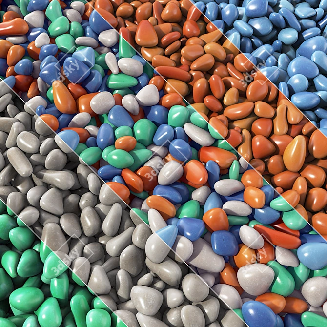 Polygon Vertex 3D Model Textures 3D model image 1