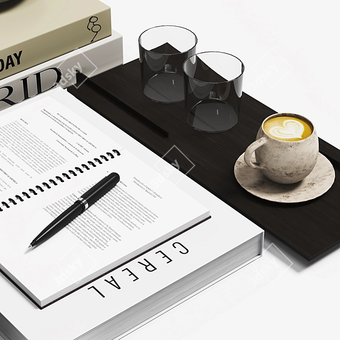 Modern Decor Set 21 3D model image 2