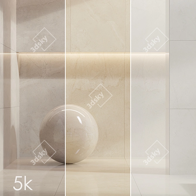 Cifre Marble Bundle Textures Set 3D model image 1