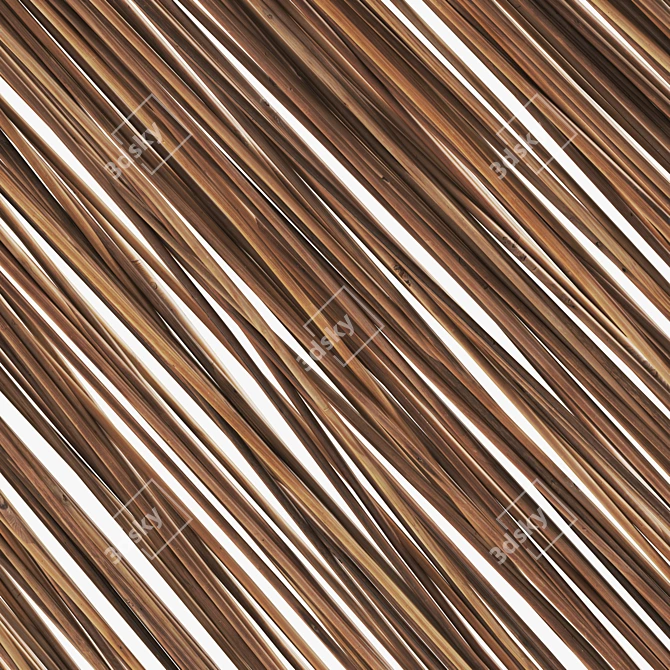  Wicker Lamp 3D Model Kit 3D model image 5