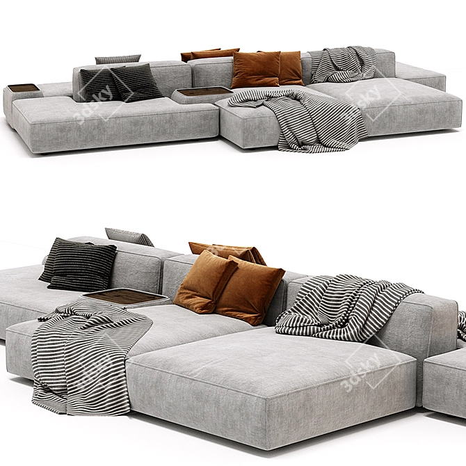 Lema Cloud Modular Sofa 3D model image 1