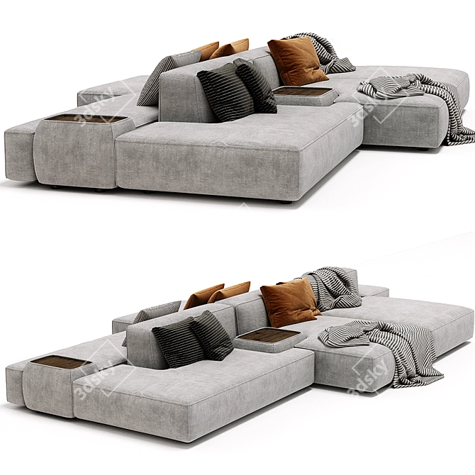 Lema Cloud Modular Sofa 3D model image 2