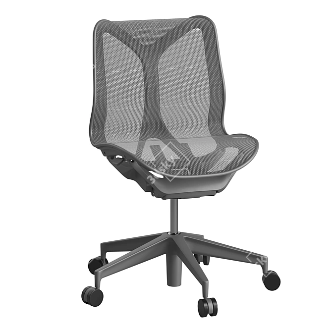 Sleek Cosm Chair Collection 3D model image 12