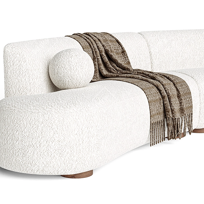 Oktaviya Sectional Sofa 3D model image 2