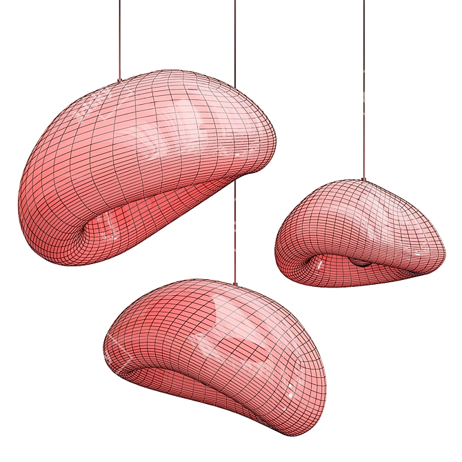 Natural Form Pendant Light 3D model image 6