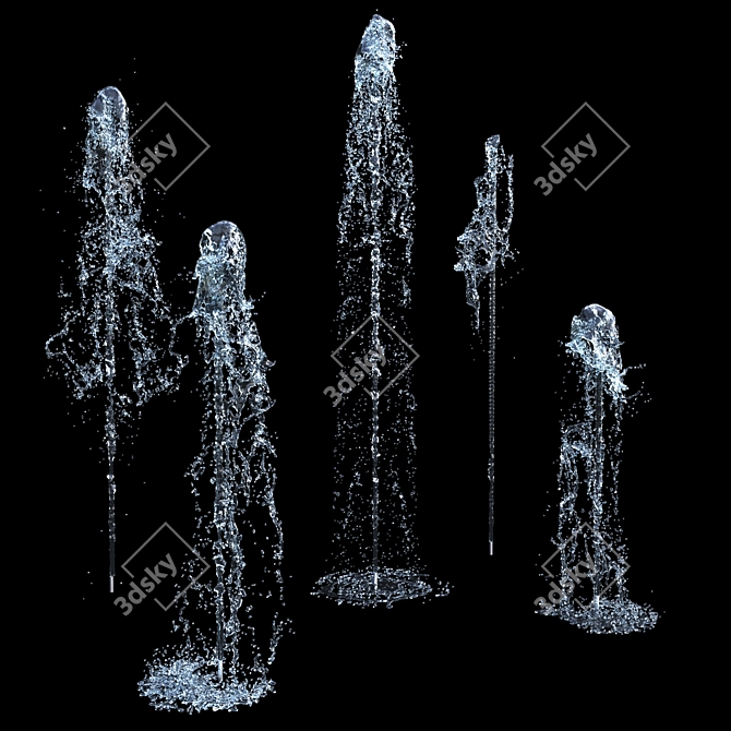 Versatile Water Collection Set 3D model image 4