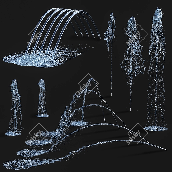 Versatile Water Collection Set 3D model image 8