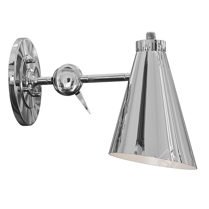 Elegant Signoret Task Sconce 3D model image 2