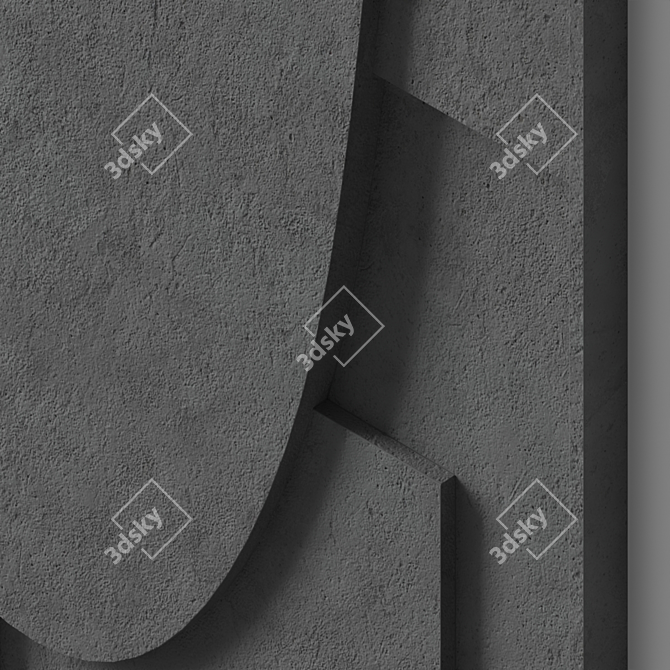 Stone Relief Artwork by INTERIOR VANMIES 3D model image 5