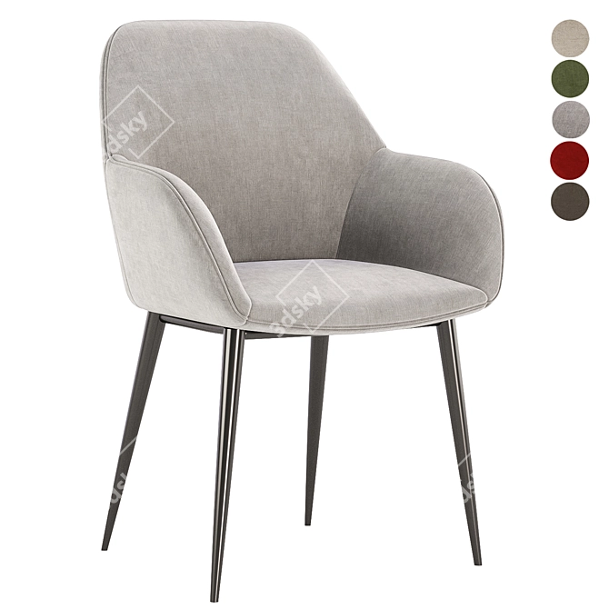 Konna Chair | 5 Colors 3D model image 5