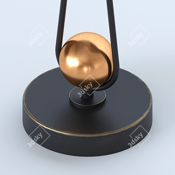 Luxury Ritz Floor Lamp 3D model image 3