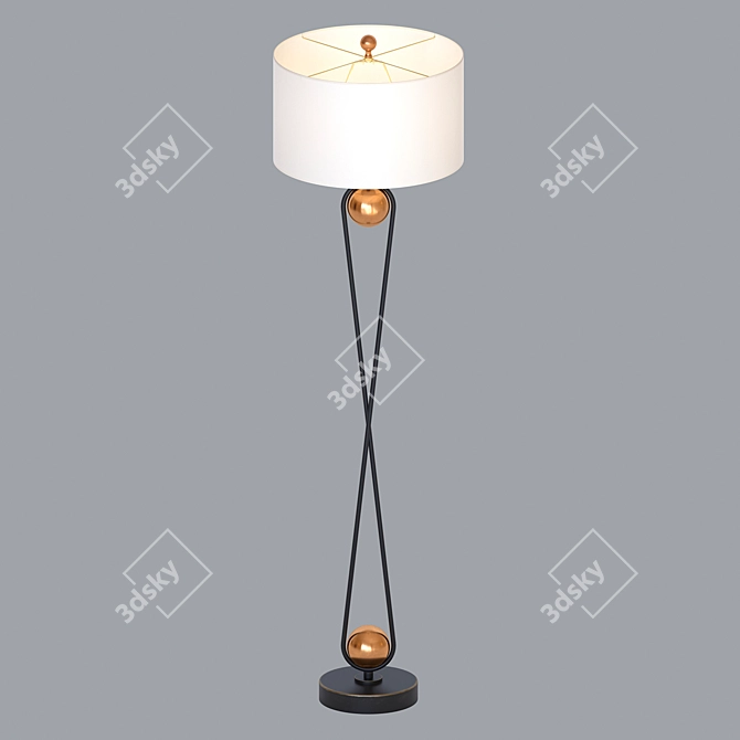 Luxury Ritz Floor Lamp 3D model image 4