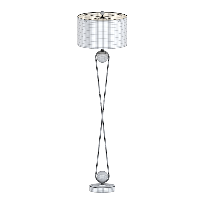 Luxury Ritz Floor Lamp 3D model image 5