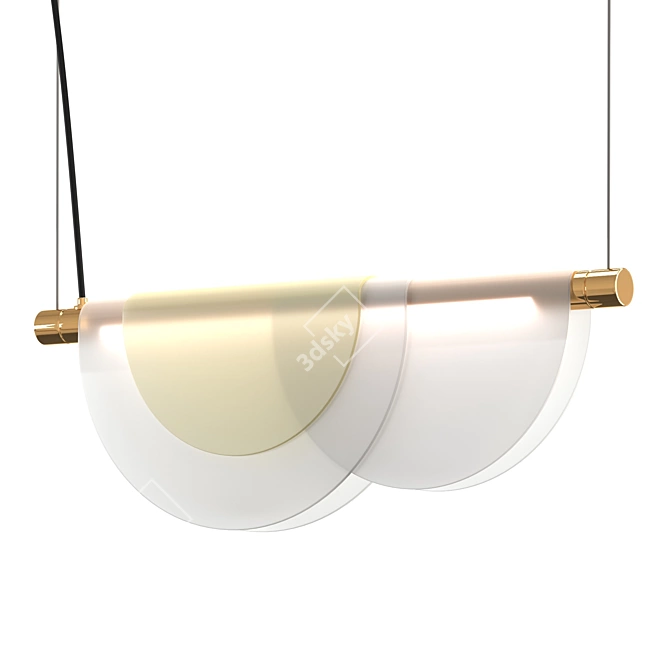 Elegant Pendant Light MIRIT 3D model image 1