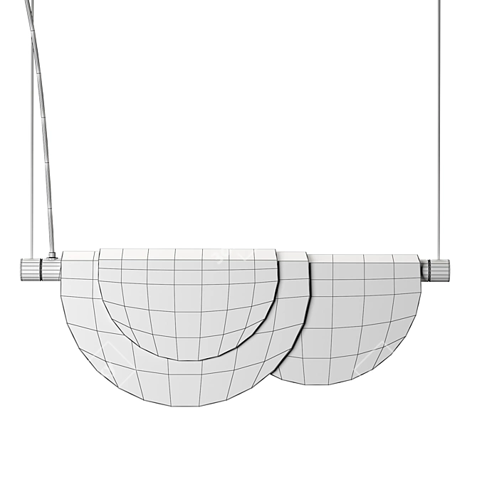 Elegant Pendant Light MIRIT 3D model image 3