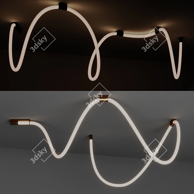 Centersvet Freelight Pendant Light Fixture 3D model image 4