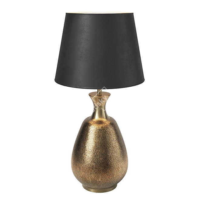 Gold Drop Table Lamp (5596) 3D model image 1