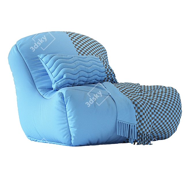 Contemporary Bean Bag N_6 in 3D Max 2016 3D model image 5