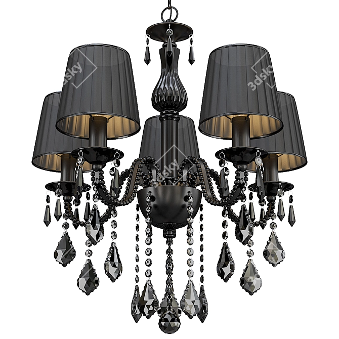  Elegant Arte Luce Palermo Chandelier 3D model image 1
