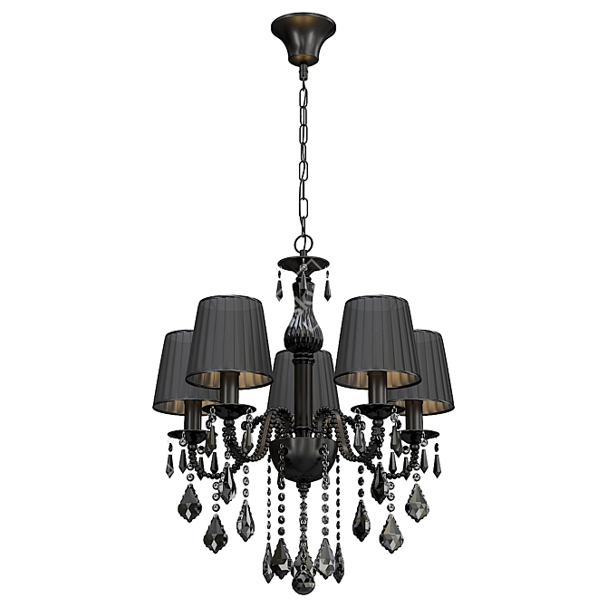  Elegant Arte Luce Palermo Chandelier 3D model image 2