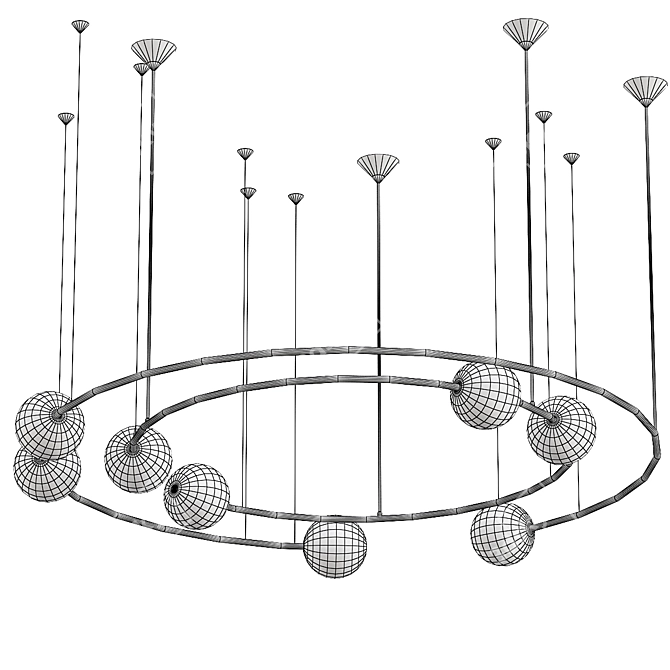  Oddments Pendant Light Fixture 3D model image 3