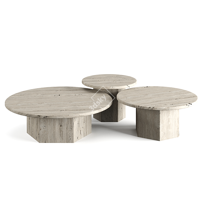 Epic Gubi Coffee Table: 3D Model 3D model image 6