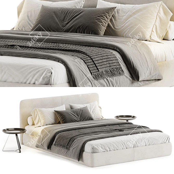 Mononova Nuvo Bed 2017 Edition 3D model image 1