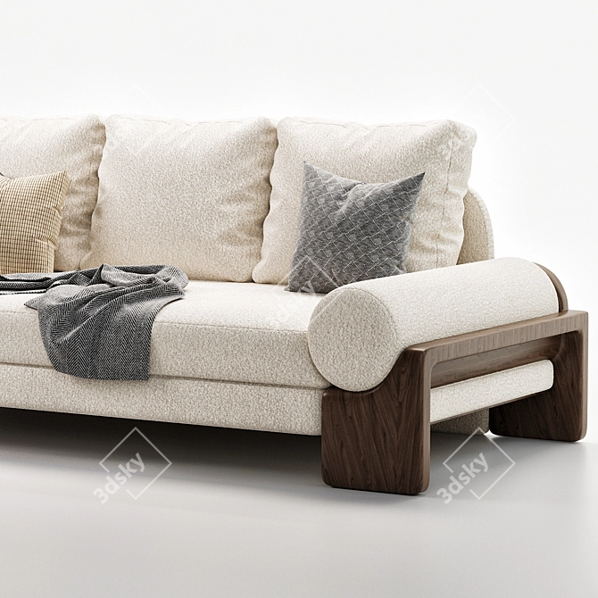 Olivier Boucle Sand Sofa 2022 3D model image 4