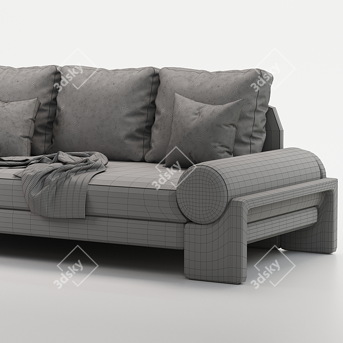 Olivier Boucle Sand Sofa 2022 3D model image 5