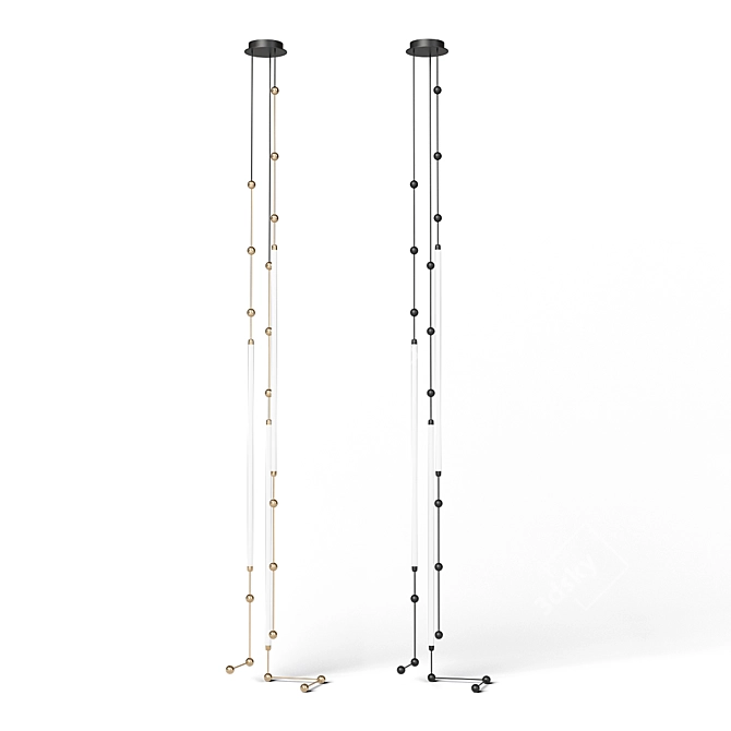 Sleek Design Alrik Lamp 3D model image 1