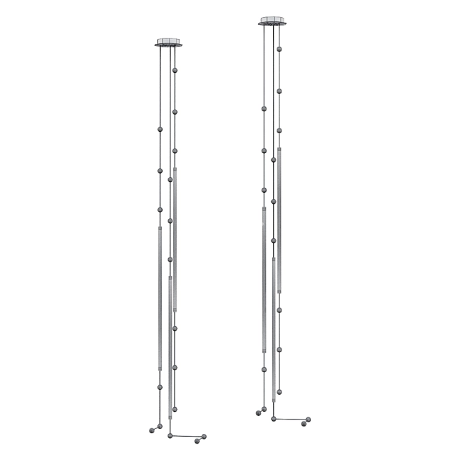 Sleek Design Alrik Lamp 3D model image 3
