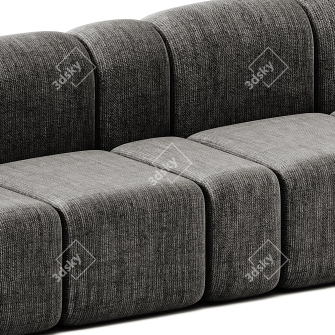 Modular Bob Collection: Versatile Seating 3D model image 2