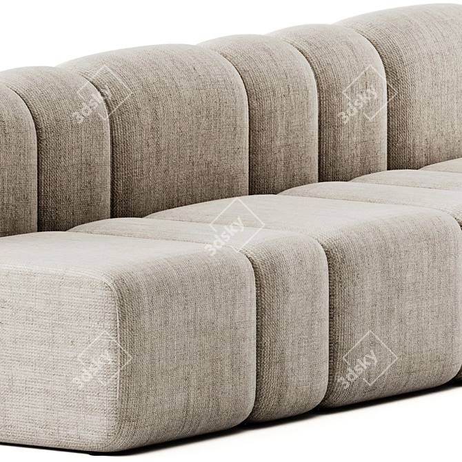 Modular Bob Collection: Versatile Seating 3D model image 3