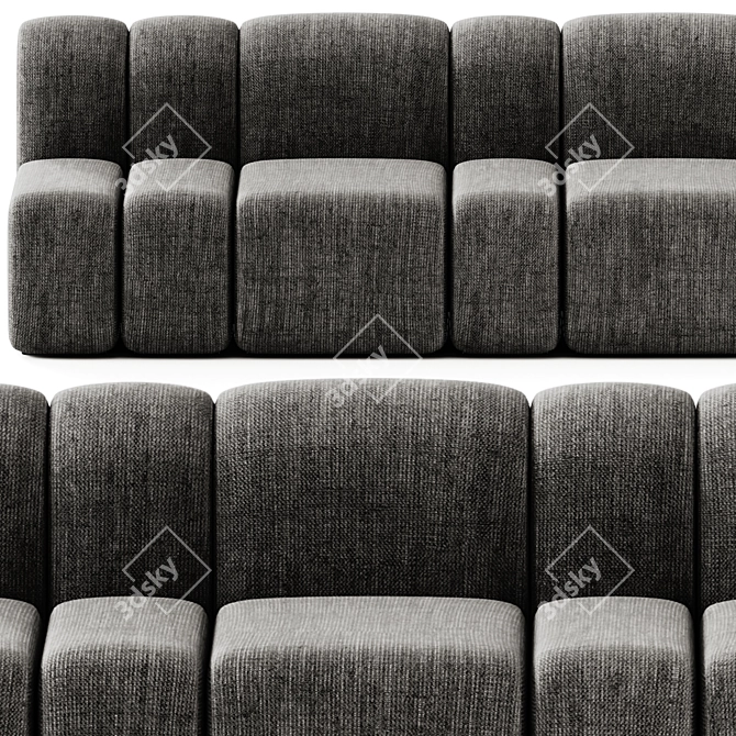 Modular Bob Collection: Versatile Seating 3D model image 4