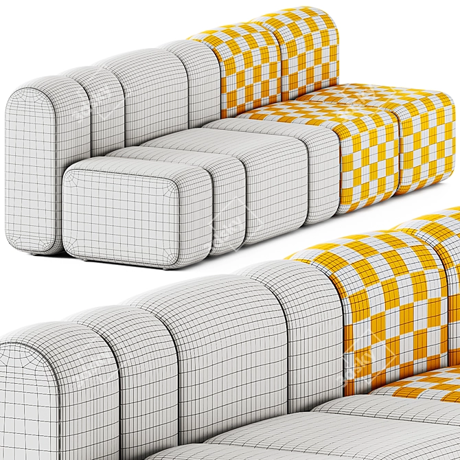 Modular Bob Collection: Versatile Seating 3D model image 5