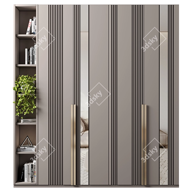 Modular Cabinet Kit 82 3D model image 1