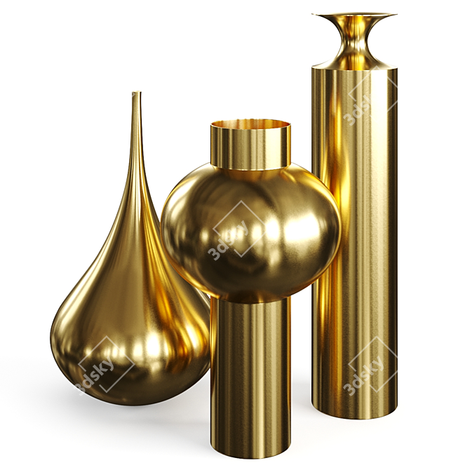 Tom Dixon Beat Vessels Trio 3D model image 1