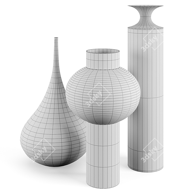 Tom Dixon Beat Vessels Trio 3D model image 3