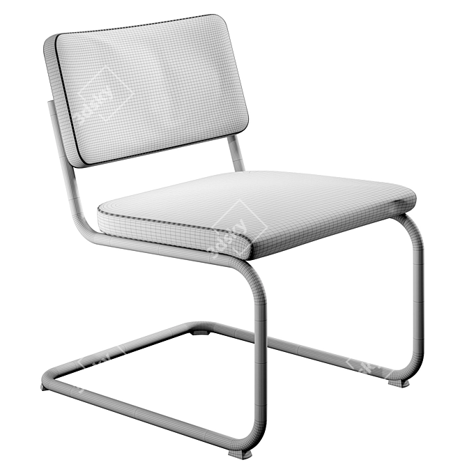 Thonet S32PVL 3D Model 3D model image 2