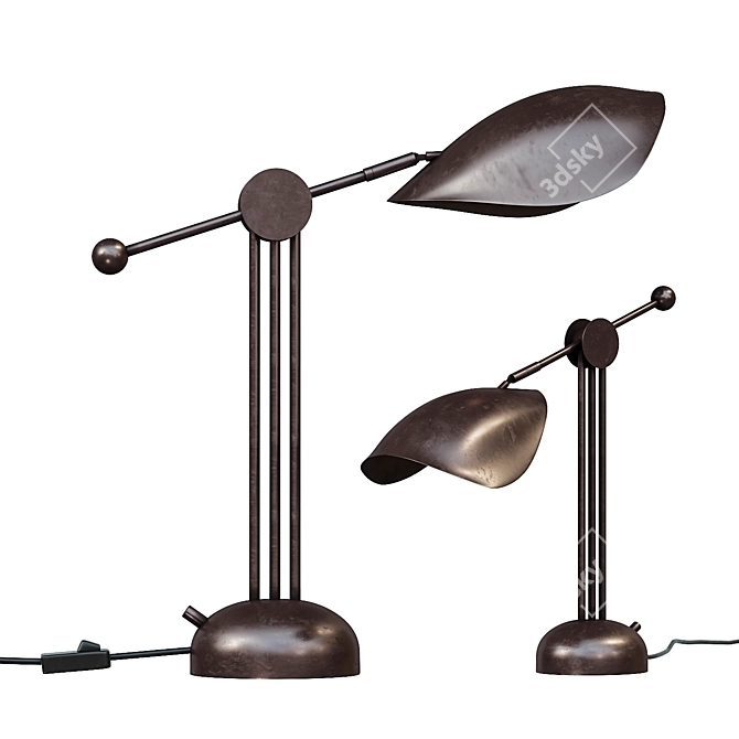 Sophisticated Stingray Table Lamp 3D model image 1
